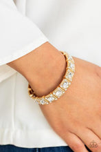Load image into Gallery viewer, Blinged Out - gold - Paparazzi bracelet
