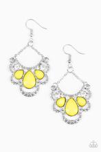 Load image into Gallery viewer, Caribbean Royalty - Yellow ♥ Earrings
