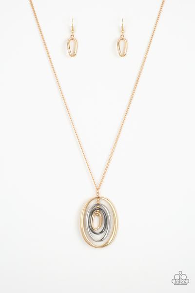 Classic Convergence - gold - necklace