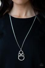 Load image into Gallery viewer, Courageous Contour - Silver ♥ Necklace
