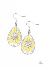 Load image into Gallery viewer, Floral Morals - Yellow Earrings
