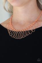 Load image into Gallery viewer, Fringe Finale - Copper ♥ Necklace
