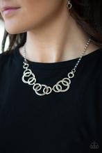 Going In Circles - Silver  Necklace