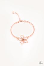 hibiscus hipster bracelet - copper