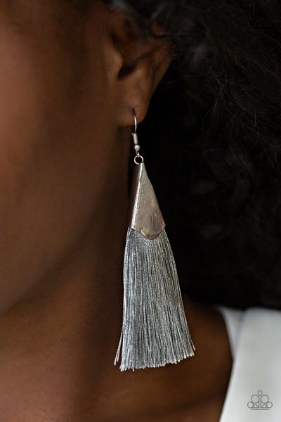 In Full PLUME - Silver Earrings