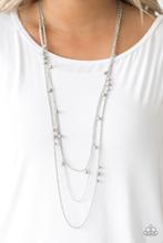 Load image into Gallery viewer, Laying The Groundwork - Silver  Necklace

