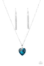 Load image into Gallery viewer, Love Hurts - blue - Paparazzi necklace
