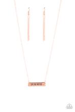 Load image into Gallery viewer, Love One Another - Copper  Necklace
