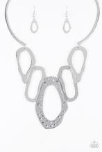 Load image into Gallery viewer, Silver Hammered Necklace
