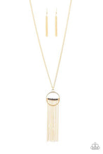 Load image into Gallery viewer, Terra Tassel - gold necklace
