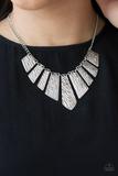 Load image into Gallery viewer, Texture Tigress Silver Necklace
