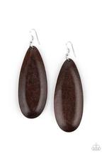 Load image into Gallery viewer, Tropical Ferry - Brown Earrings
