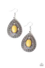 Load image into Gallery viewer, Tropical Topography - Yellow ♥ Earrings
