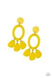 Load image into Gallery viewer, Sparkling Shores - Yellow Sparkle - Earrings
